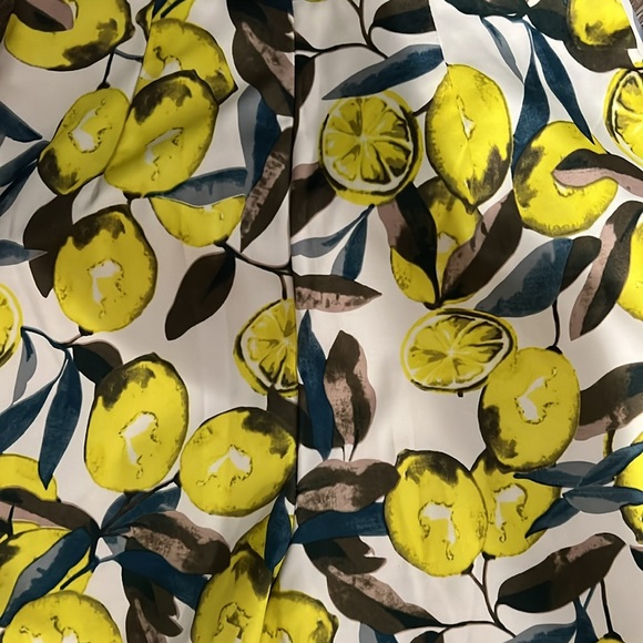 Lemon pants that are the perfect pop print for spring summer or any fun occasion - Picture 5 of 5